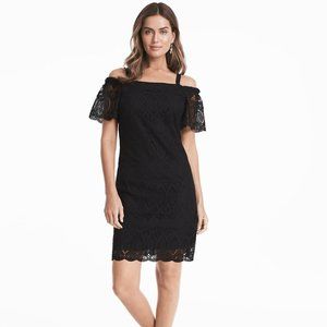 New White House Black Market Off Shoulder Dress 0P